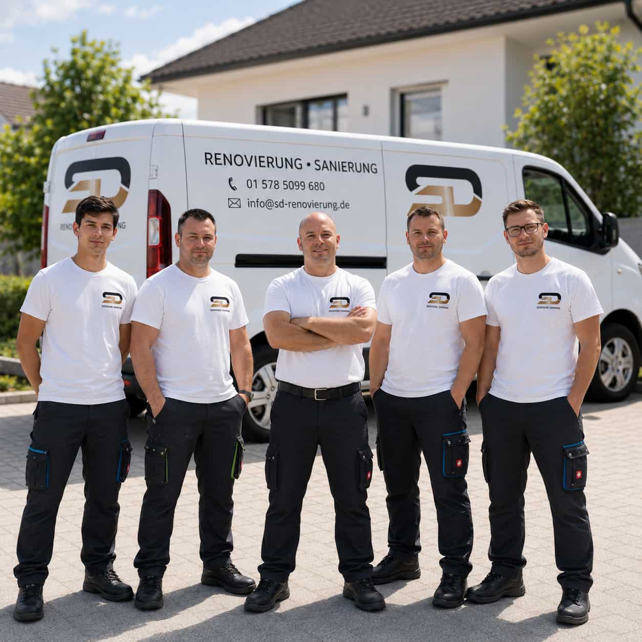 Sinisa Dragicevic und das Team von SD Renovierung in München